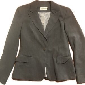 Calvin Klein Women's Charcoal Blazer